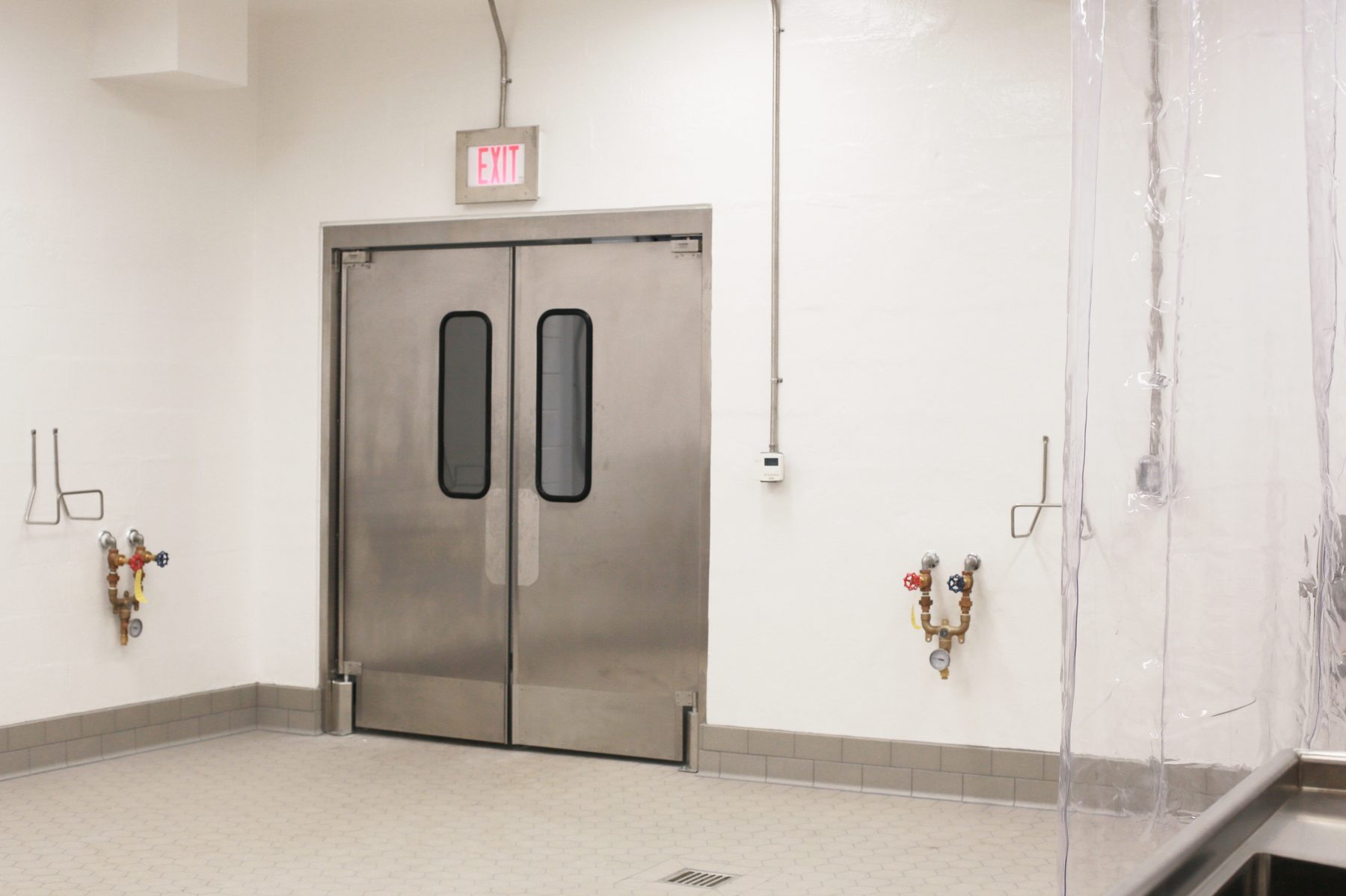 Industrial wash-down room